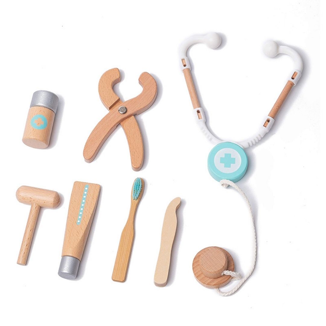 Wooden Doctor Role Play Set
