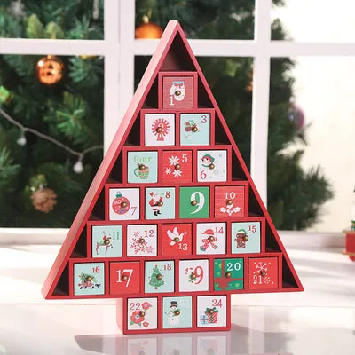 Wooden Advent Calendar (Cherry Blossom)