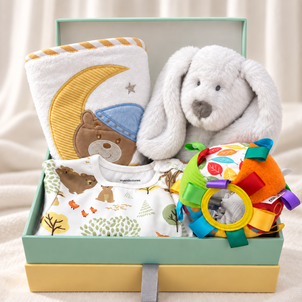 Gender-Neutral Hamper – Curated by My Baby Babbles