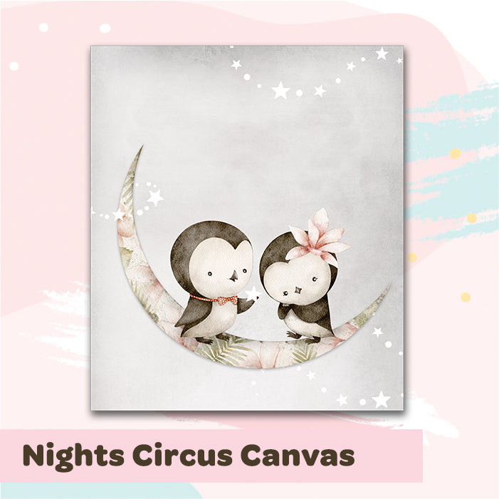 Nights Circus Canvas For Wall (Set of 4)