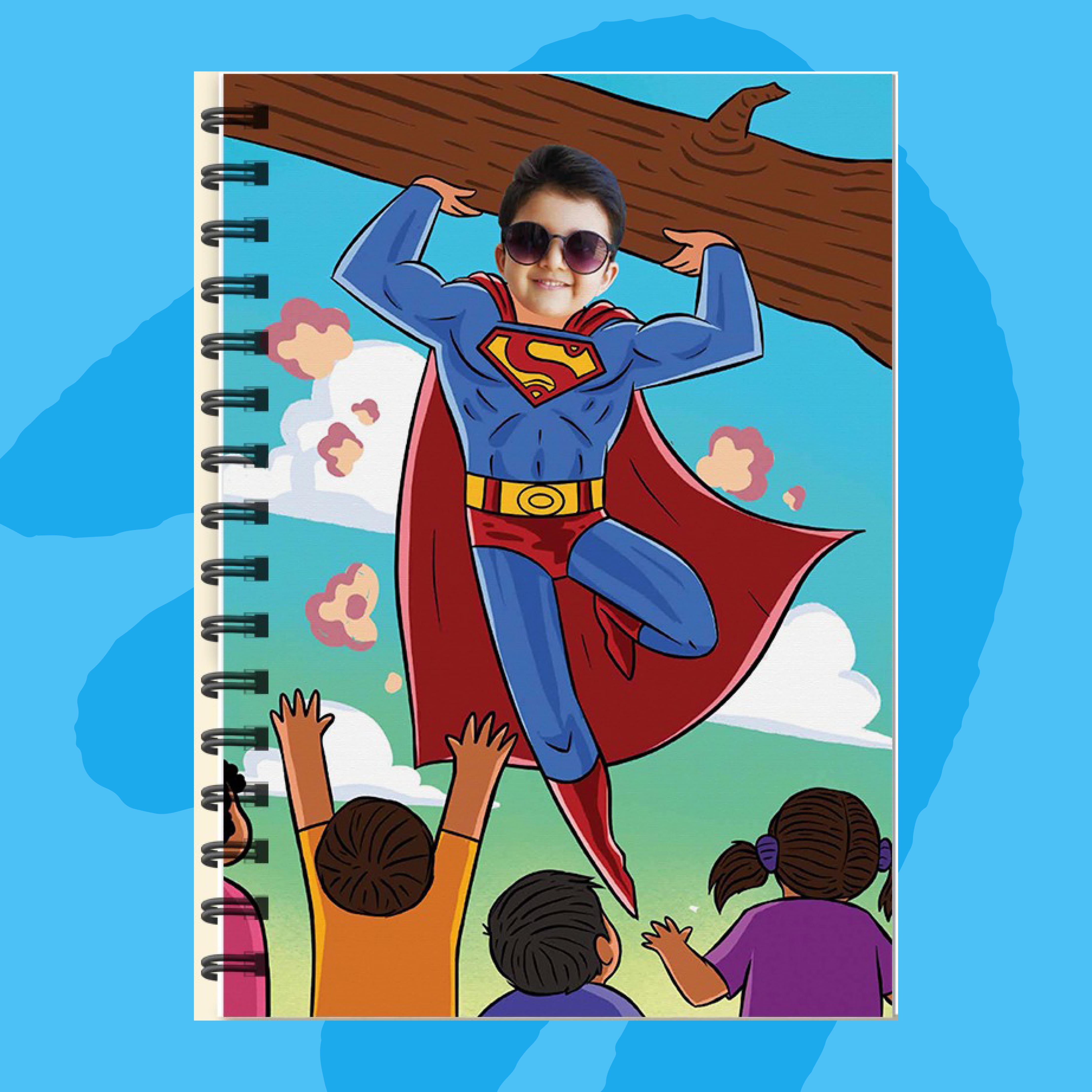 Personalized Superhero Notebooks