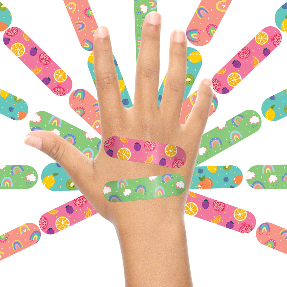 Ouchie Non-Toxic Printed Bandages Triple Combo (60 Pack) - Fantasy Creatures, 'Ouchie x MuSo' & Tropical Burst
