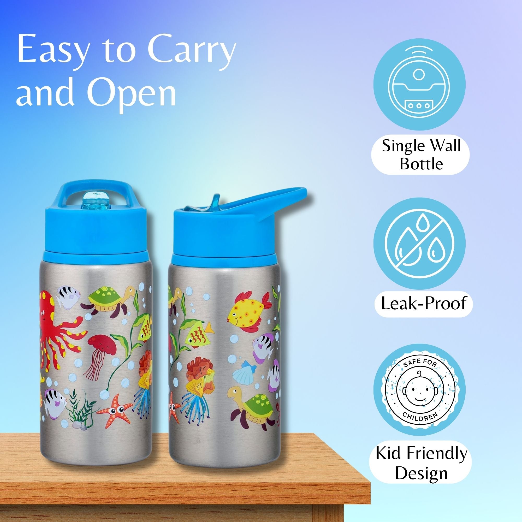 Stainless Steel Bottle Octopus