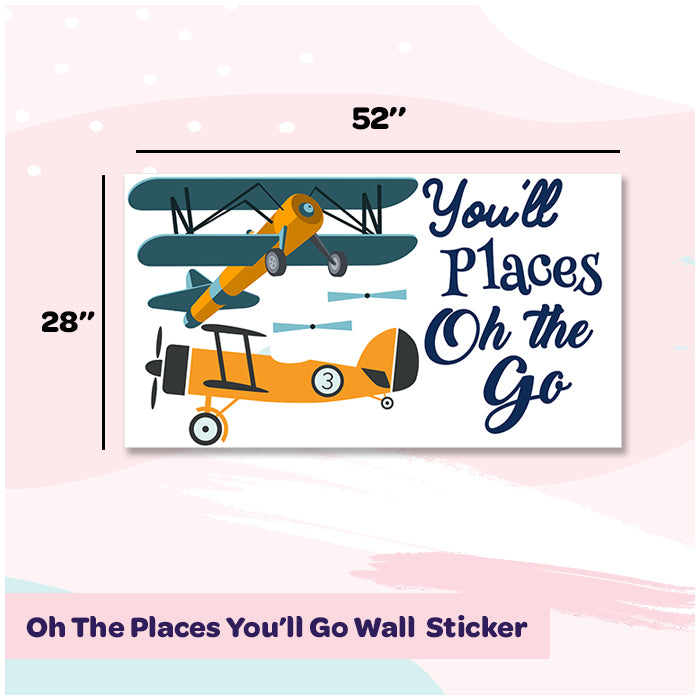Oh The Places You Will Go Wall Sticker