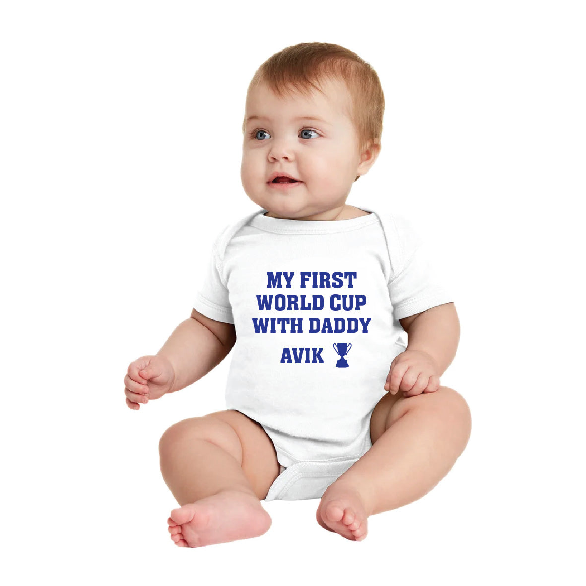 My First World Cup With Daddy Onesie/Tshirt - Cup