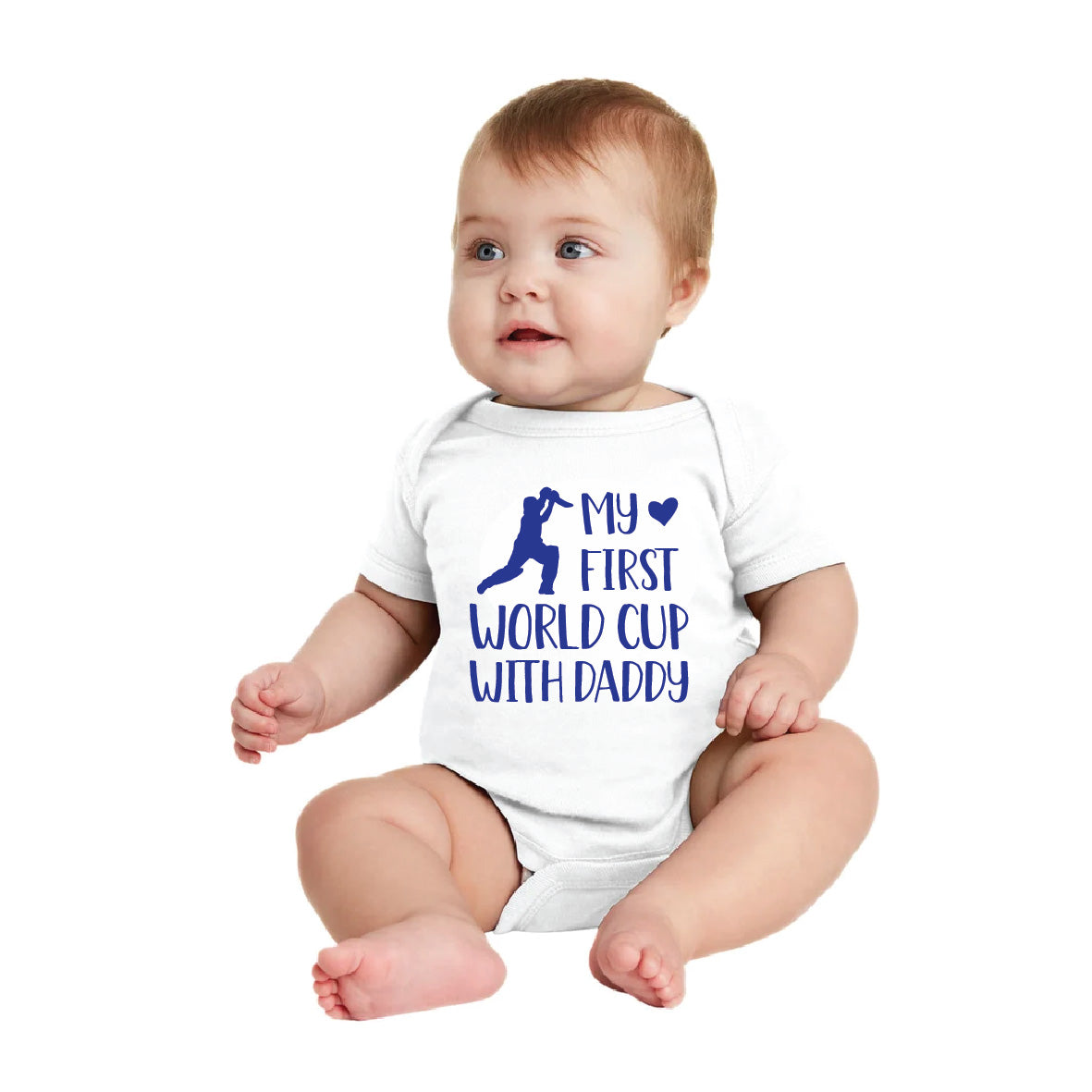 My First World Cup With Daddy Onesie/Tshirt