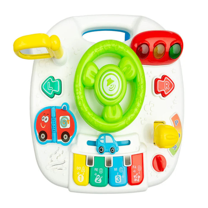 Open Ended 2-in-1 Baby Activity Table â€“ Musical Learning Toy with Lights & Sounds