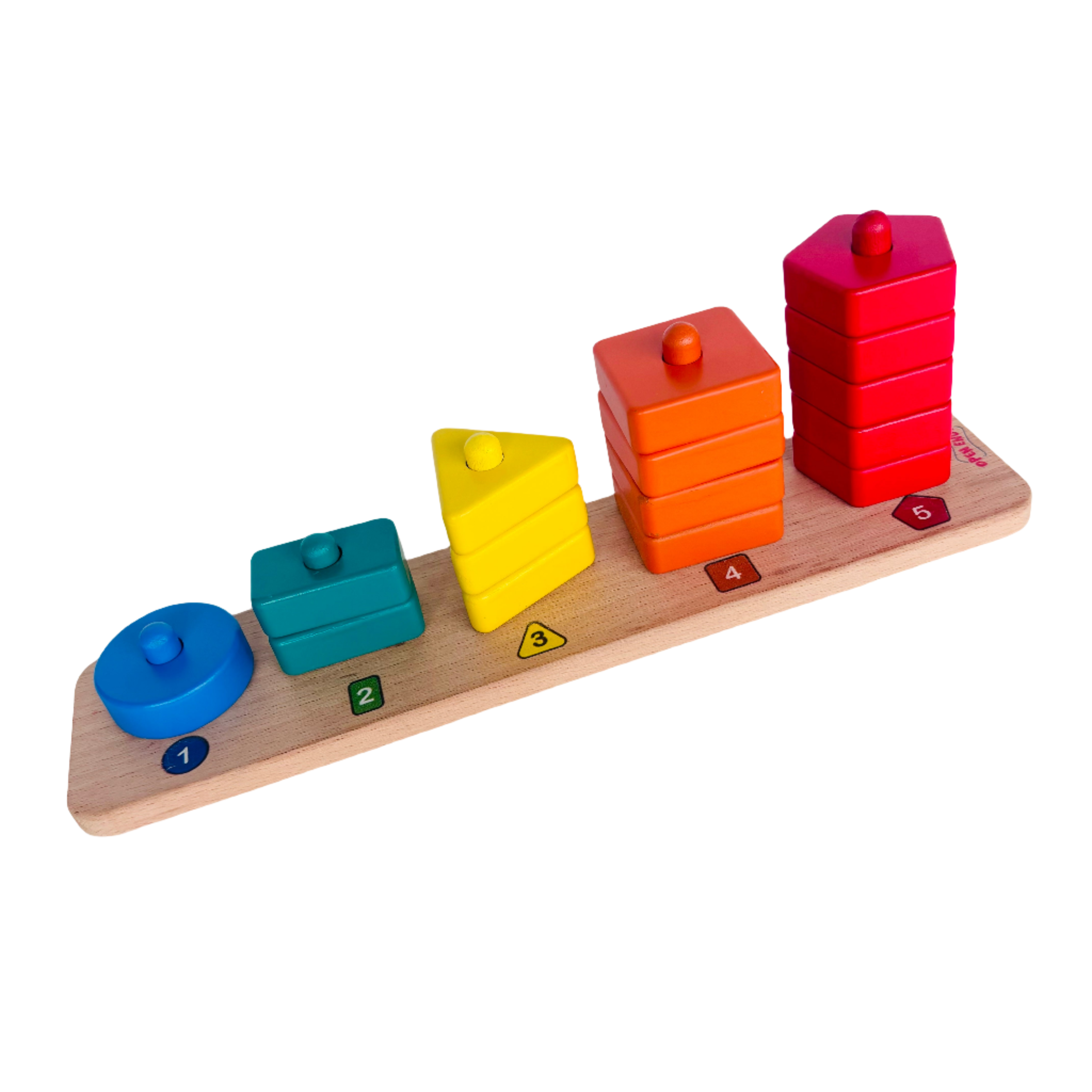 Open Ended 3 in 1 Stack and Sort Board With Lace-Motor Skills-Open Ended-Toycra