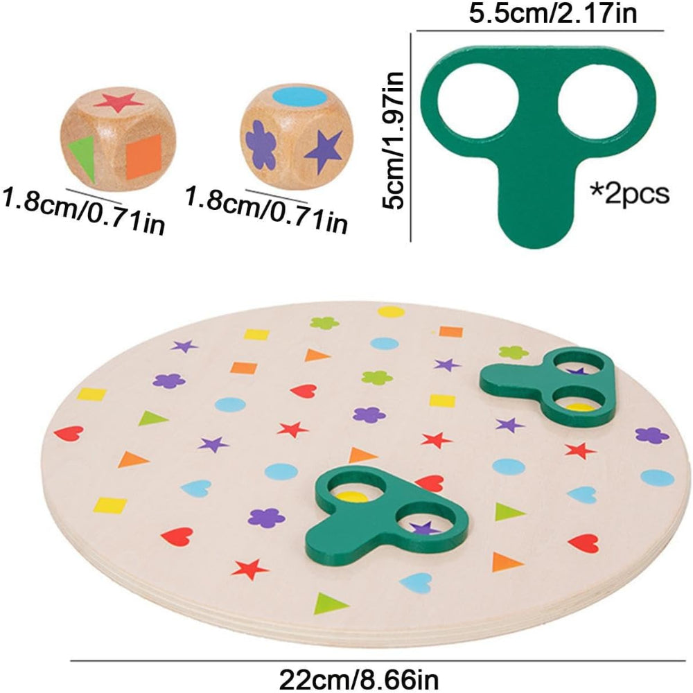 Open Ended Color and Shape Matching Game-Puzzles-Open Ended-Toycra