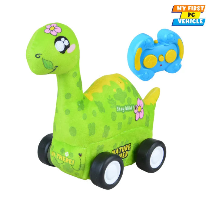 Open Ended Cuddle Wheels Plush Remote Control Car