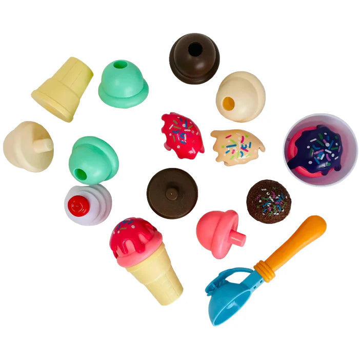 Open Ended Scoop And Serve Icecream Shop Set (20 Pieces)