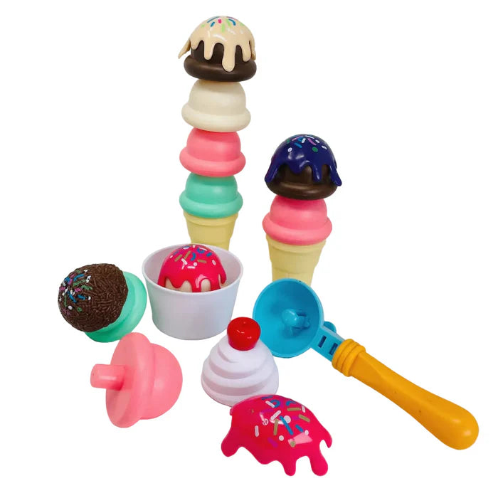 Open Ended Scoop And Serve Icecream Shop Set (20 Pieces)