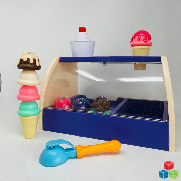 Open Ended Scoop And Serve Icecream Shop Set (20 Pieces)