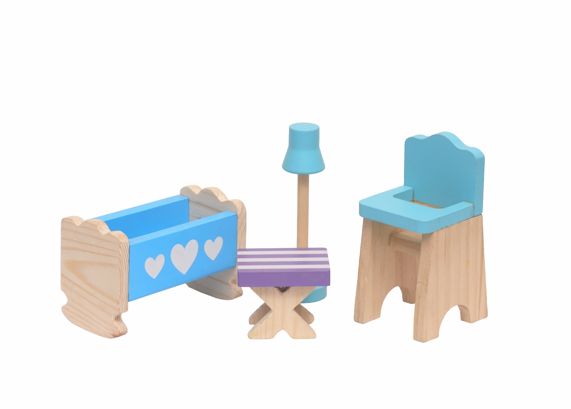 Open Ended Wooden Doll House - Grand Mansion (28 pcs furniture included)-Pretend Play-Open Ended-Toycra