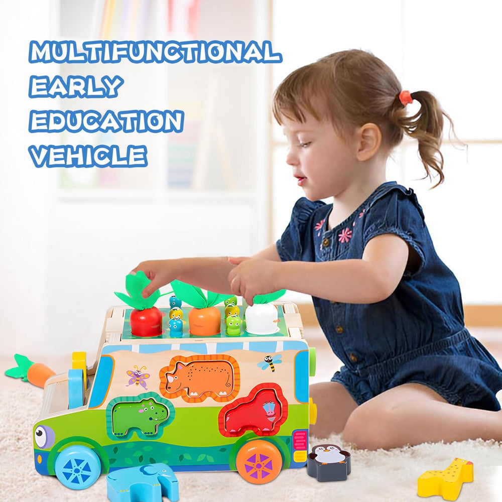 Open Ended Wooden Multi Functional Raddish cart-Vehicles-Open Ended-Toycra
