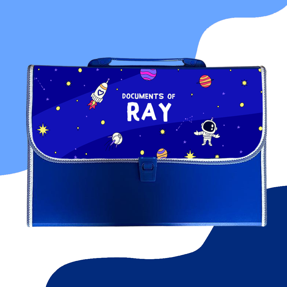 Personalised Blue Folder
