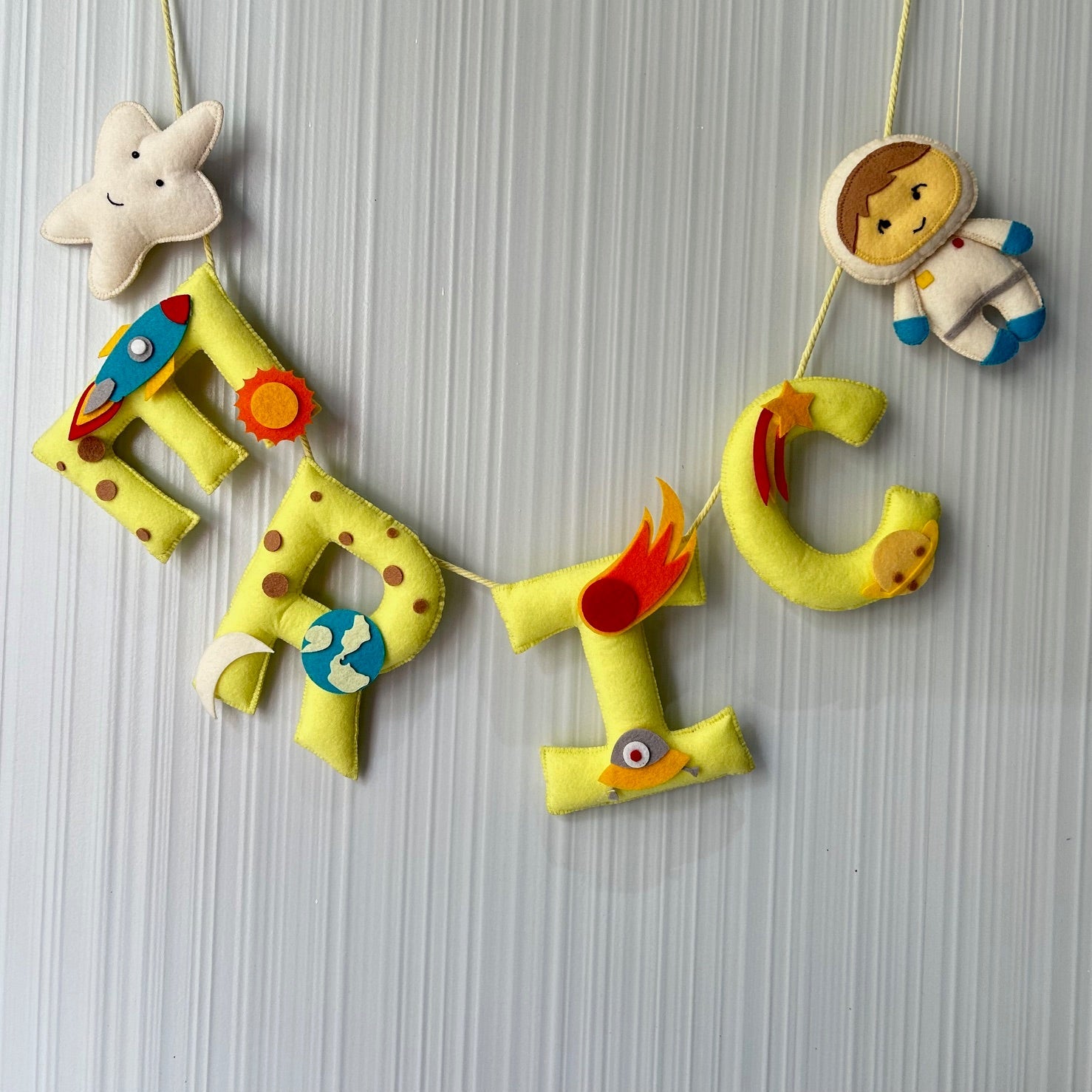 Outer Space Name Bunting/Garland - Boy