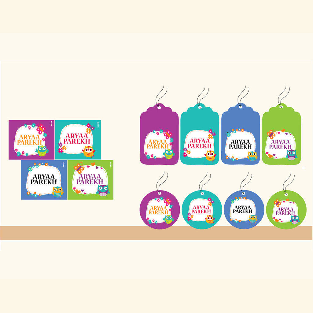 Personalised Gift Tag Set - Set of 80