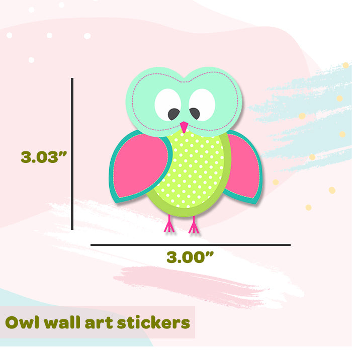 Owl Mini Wall Art Stickers