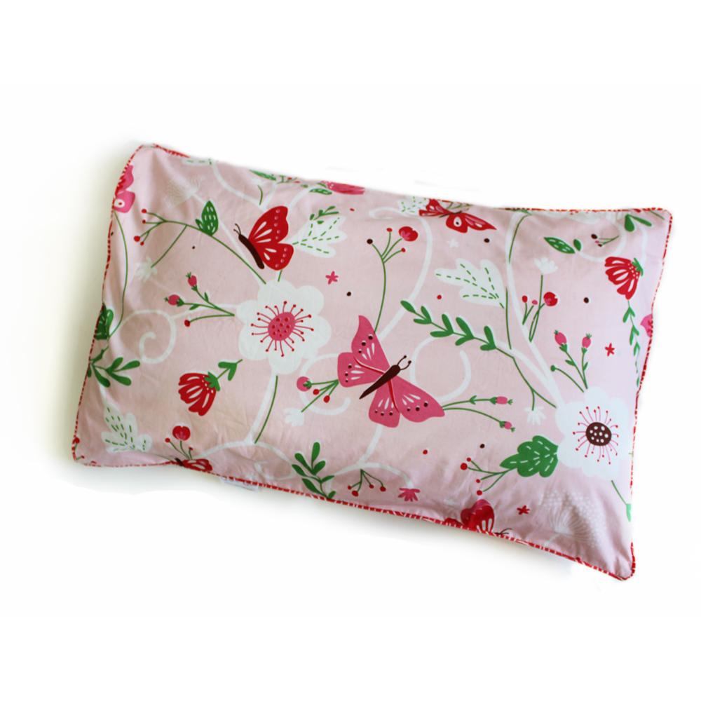 Flowers & Butterflies Single Pillow Cover