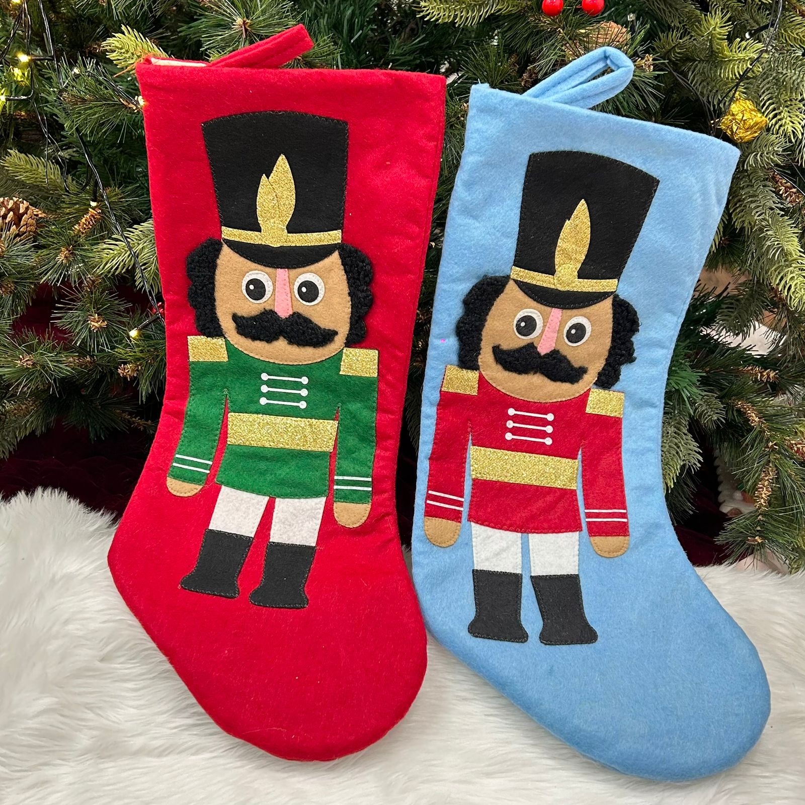 Nutcracker Stocking 17"& 8"