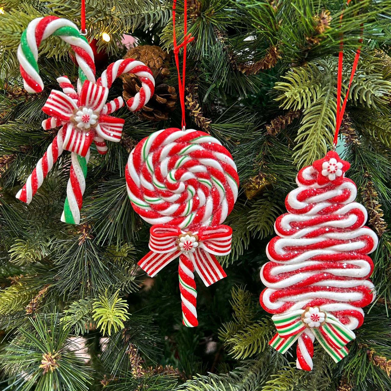 Candyland Delight Ornaments (Set of 3)