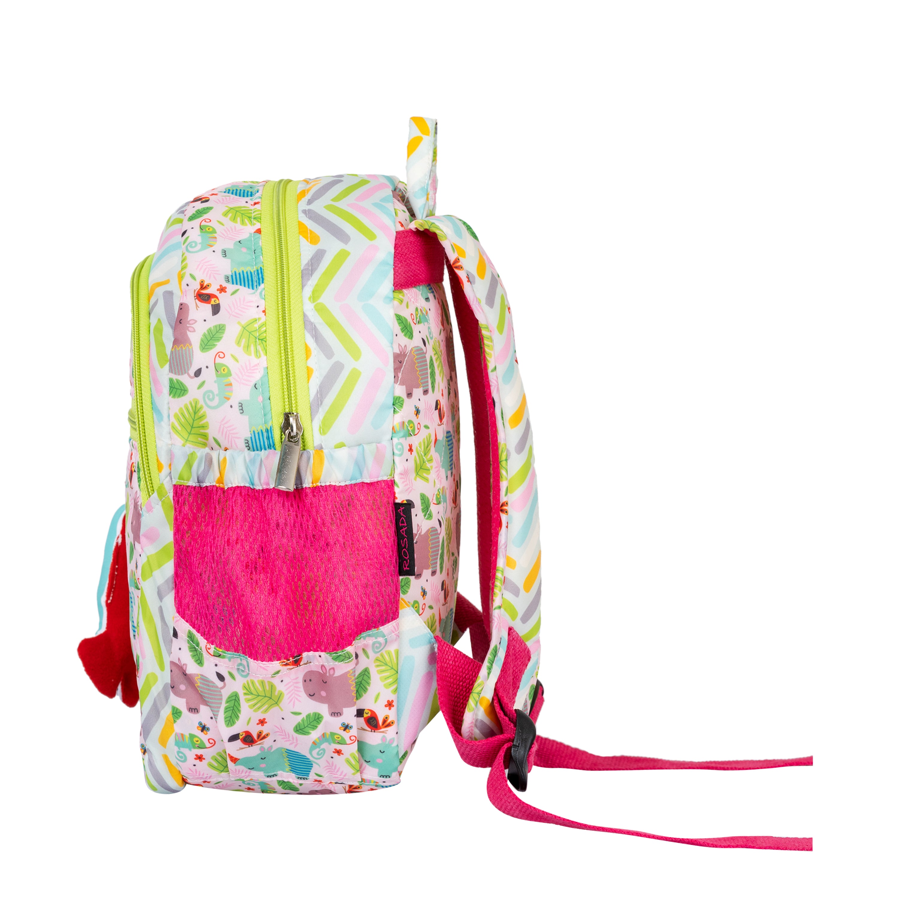 School Bag Set - Pink Hippo