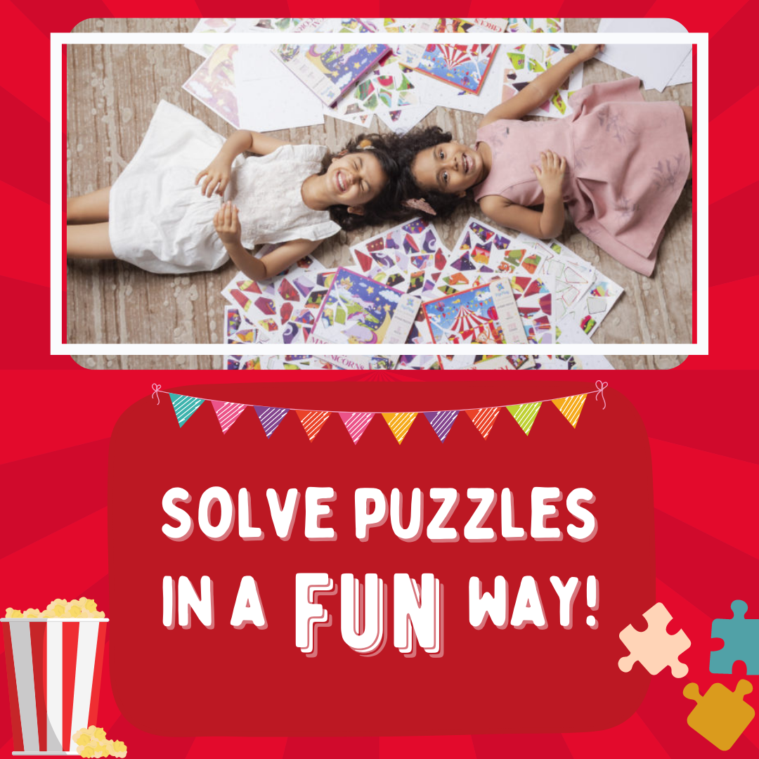 Pepplay Sticker Puzzle- Circus Carnival