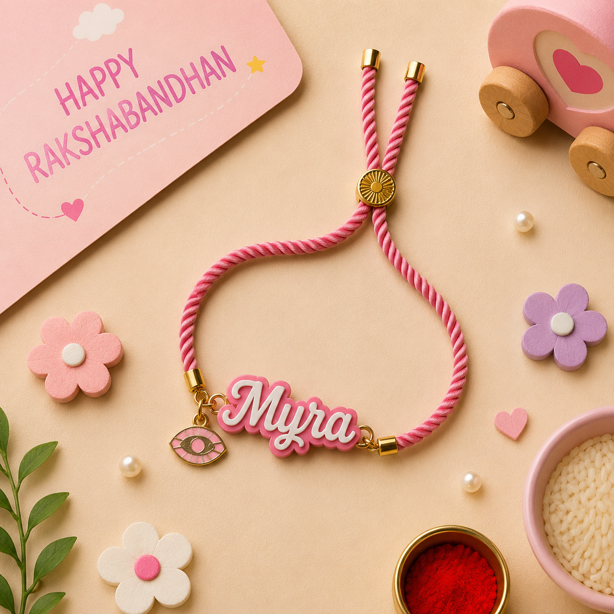 Name Bracelet Rakhi
