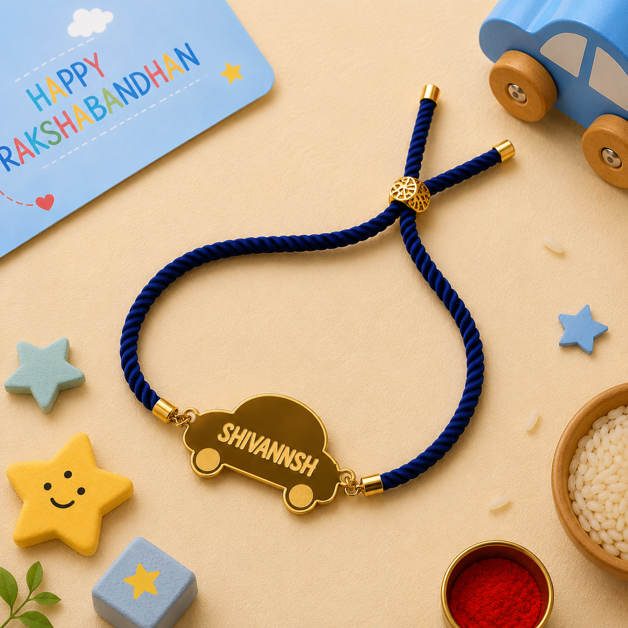 Shape Rakhi - Name