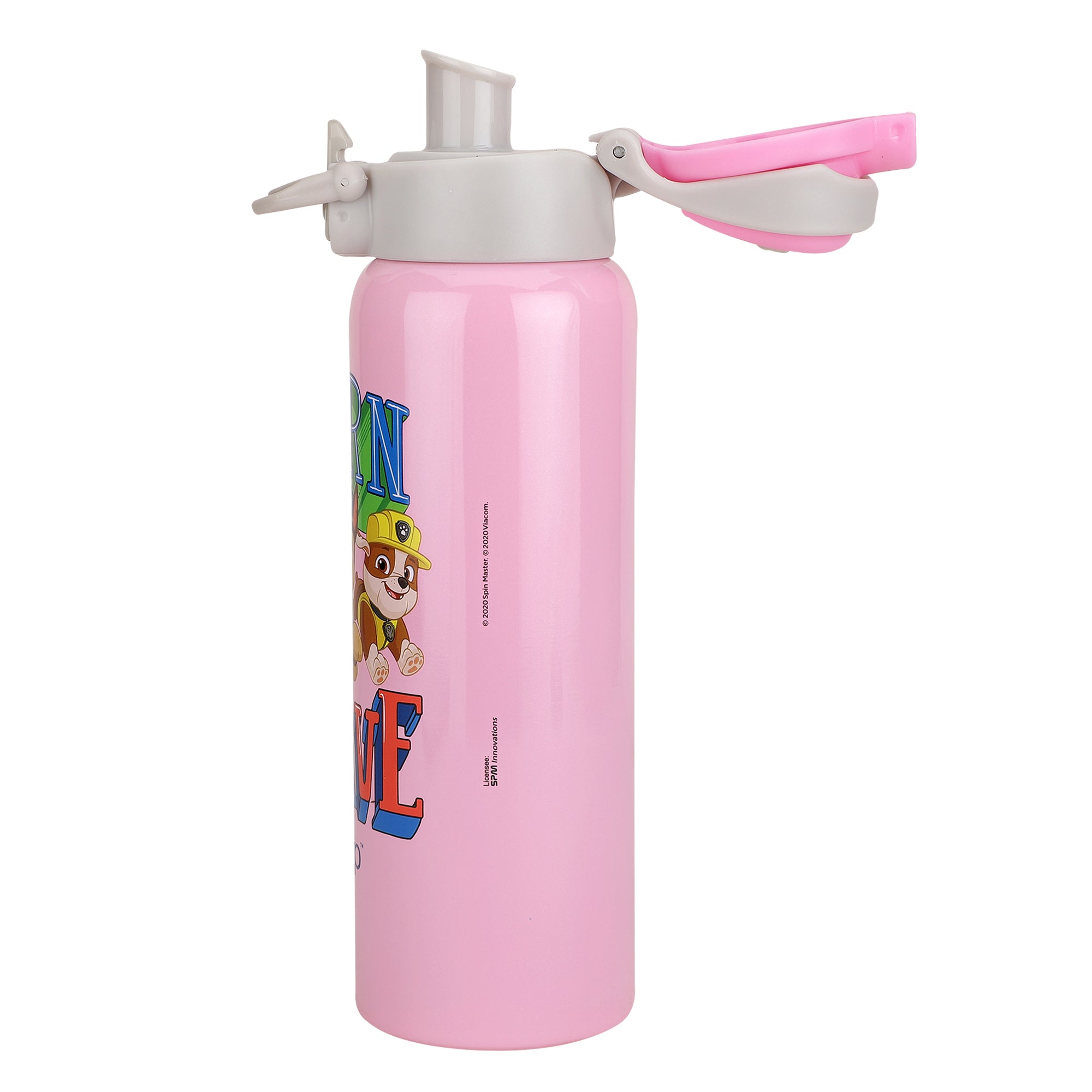 Youp Stainless Steel Paw Patrol Kids Insulated Water Bottle Tiktok - 600 Ml (Pink)