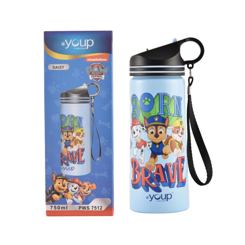 Youp Stainless Steel Blue Color Paw Patrol Kids Sipper Bottle Daisy - 750 ml