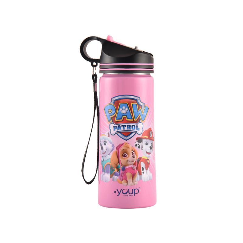 Youp Stainless Steel Pink Color Paw Patrol Kids Sipper Bottle Daisy - 750 Ml