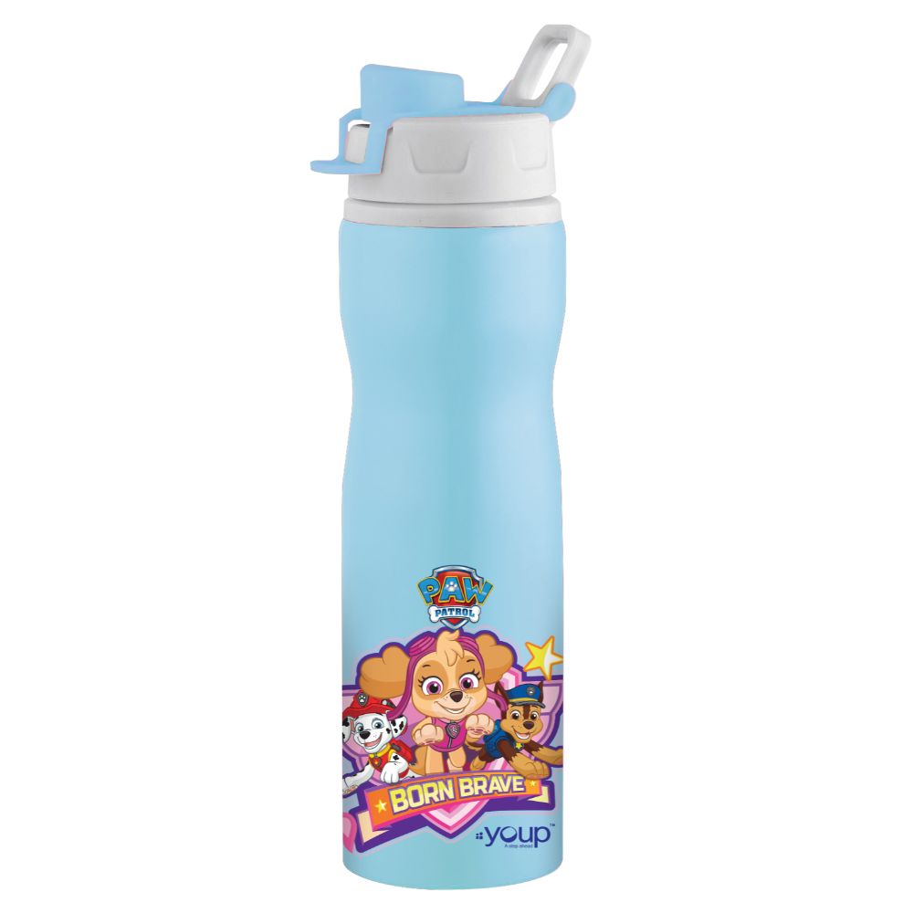 Youp Stainless Steel Blue Color Paw Patrol Kids Loop Cord Bottle Expert - 750 ml