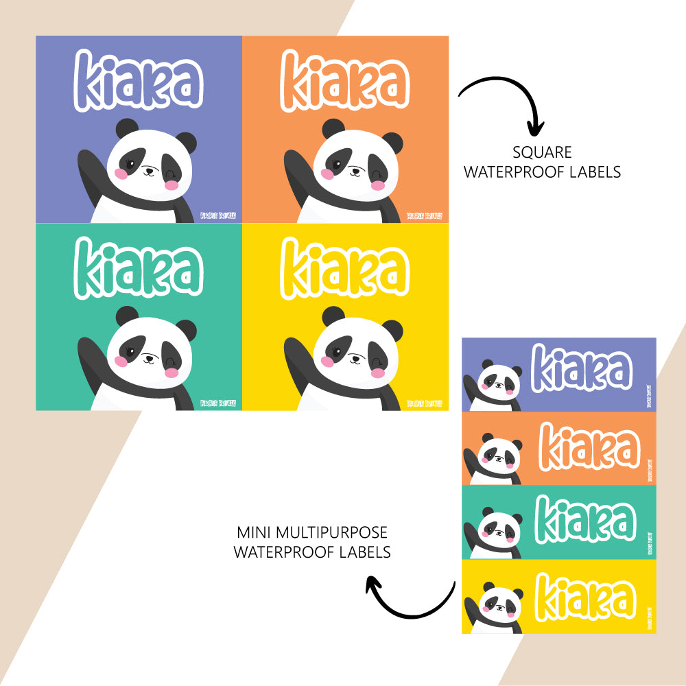Waterproof Name Stickers