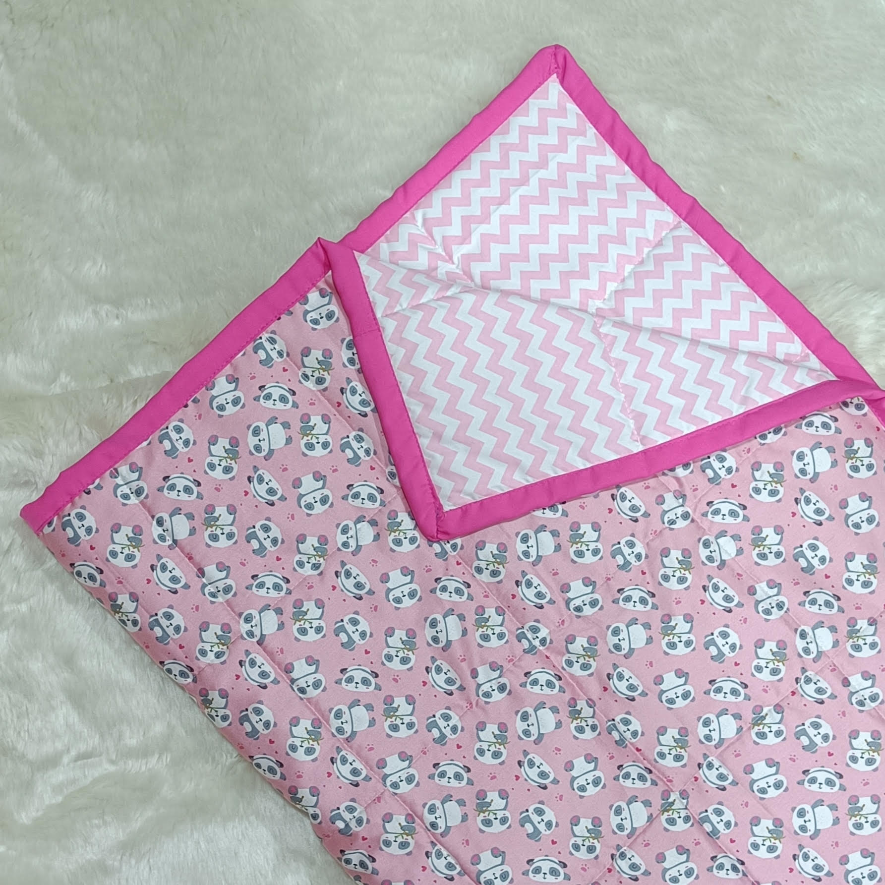 Panda Pink Quilt