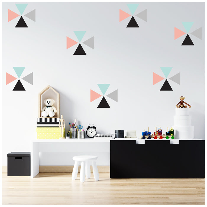 Pastel Triangle Wall Sticker