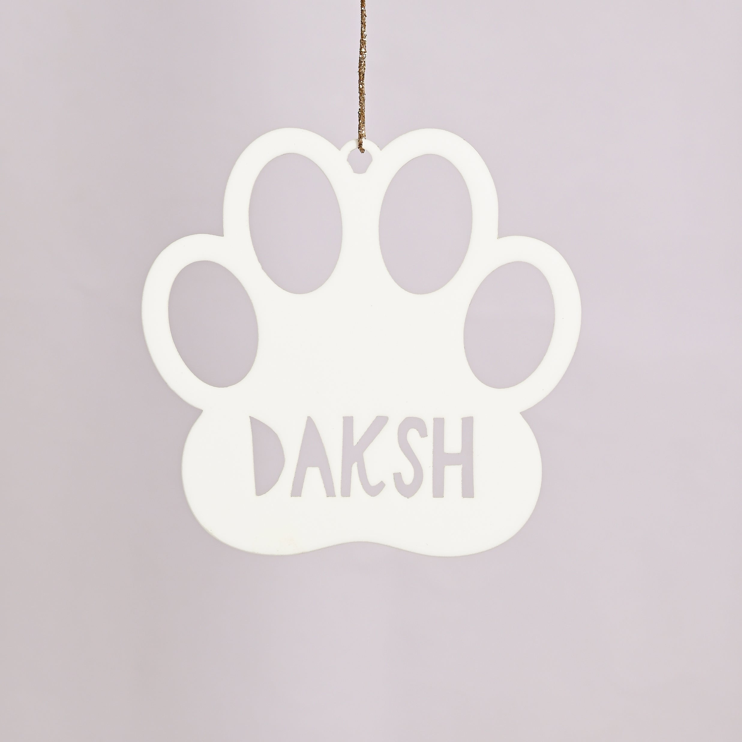 Xmas Shape  Ornament - Paw