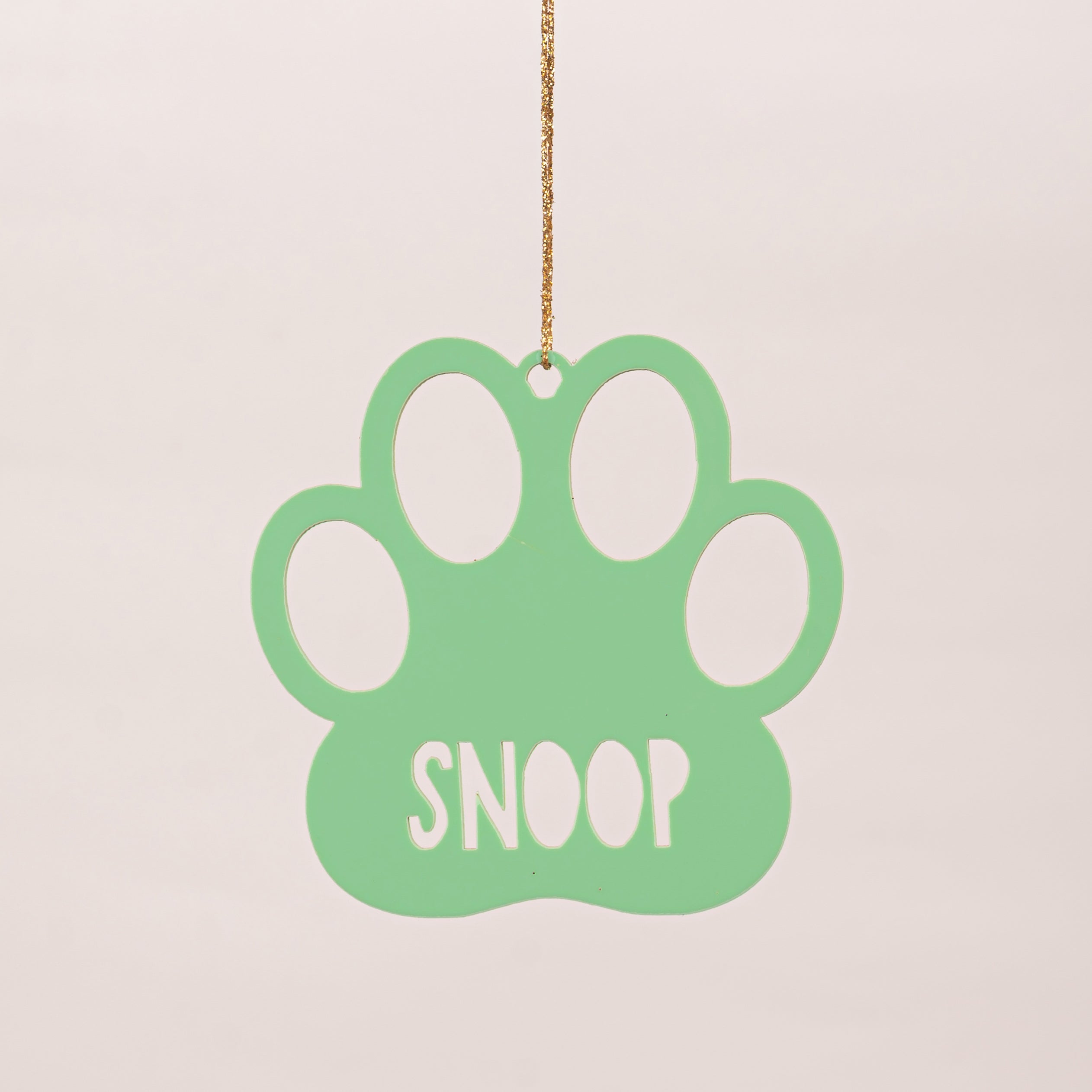 Xmas Shape  Ornament - Paw