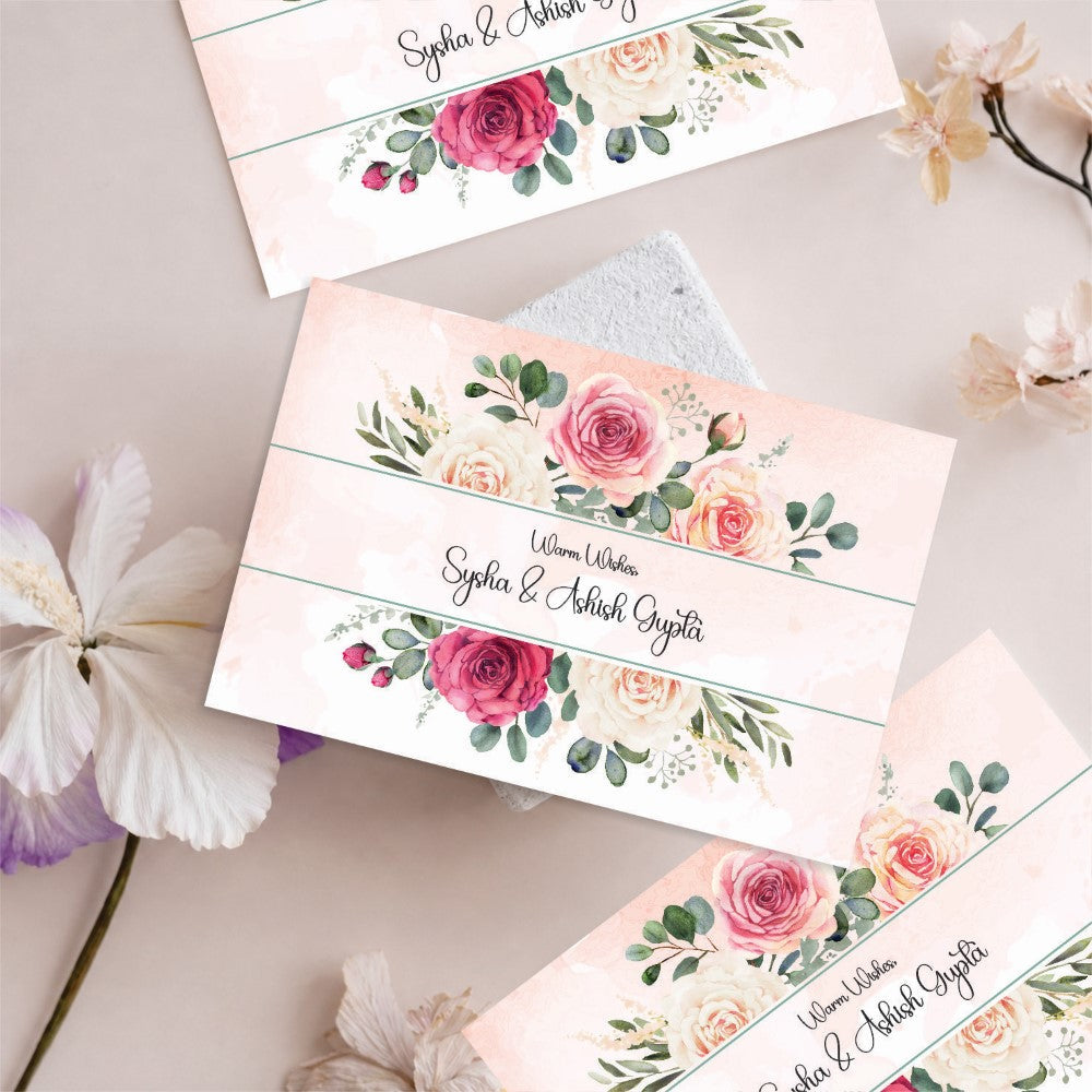 Gift Tags Rectangle - Floral Bliss - image 4