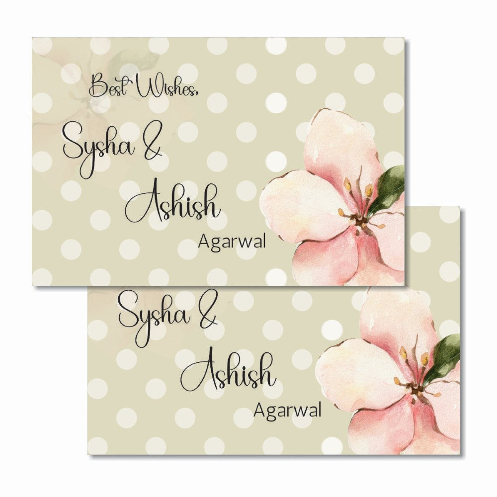 Gift Tags Rectangle - Pearl Petals - image 1