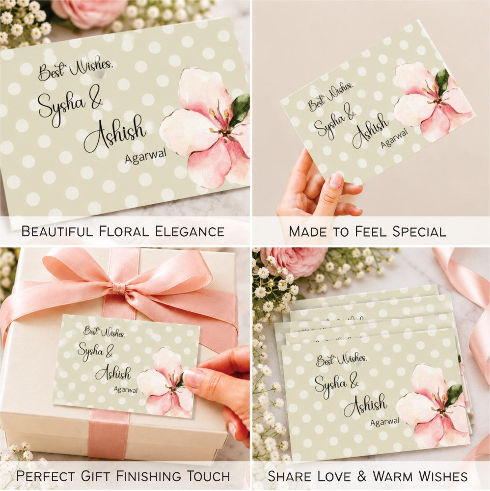 Gift Tags Rectangle - Pearl Petals - image 3