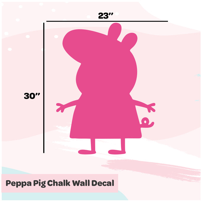 Peppa Pig Chalk Decal