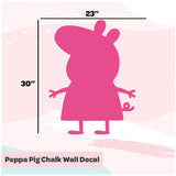 Peppa Pig Chalk Decal