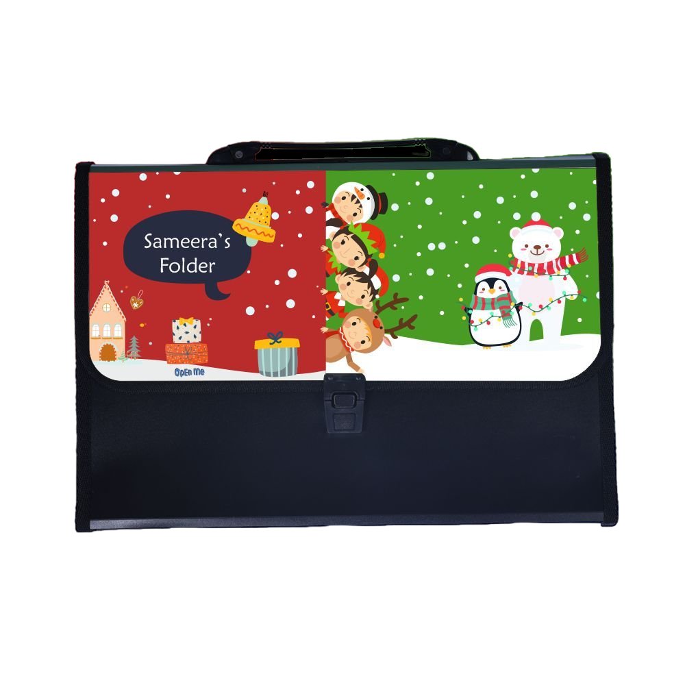 Personalised Christmas Folder - Curious Kids