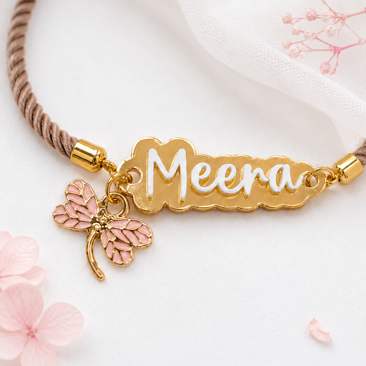 Babble Wrap Personalised Flutter Charm Rakhi
