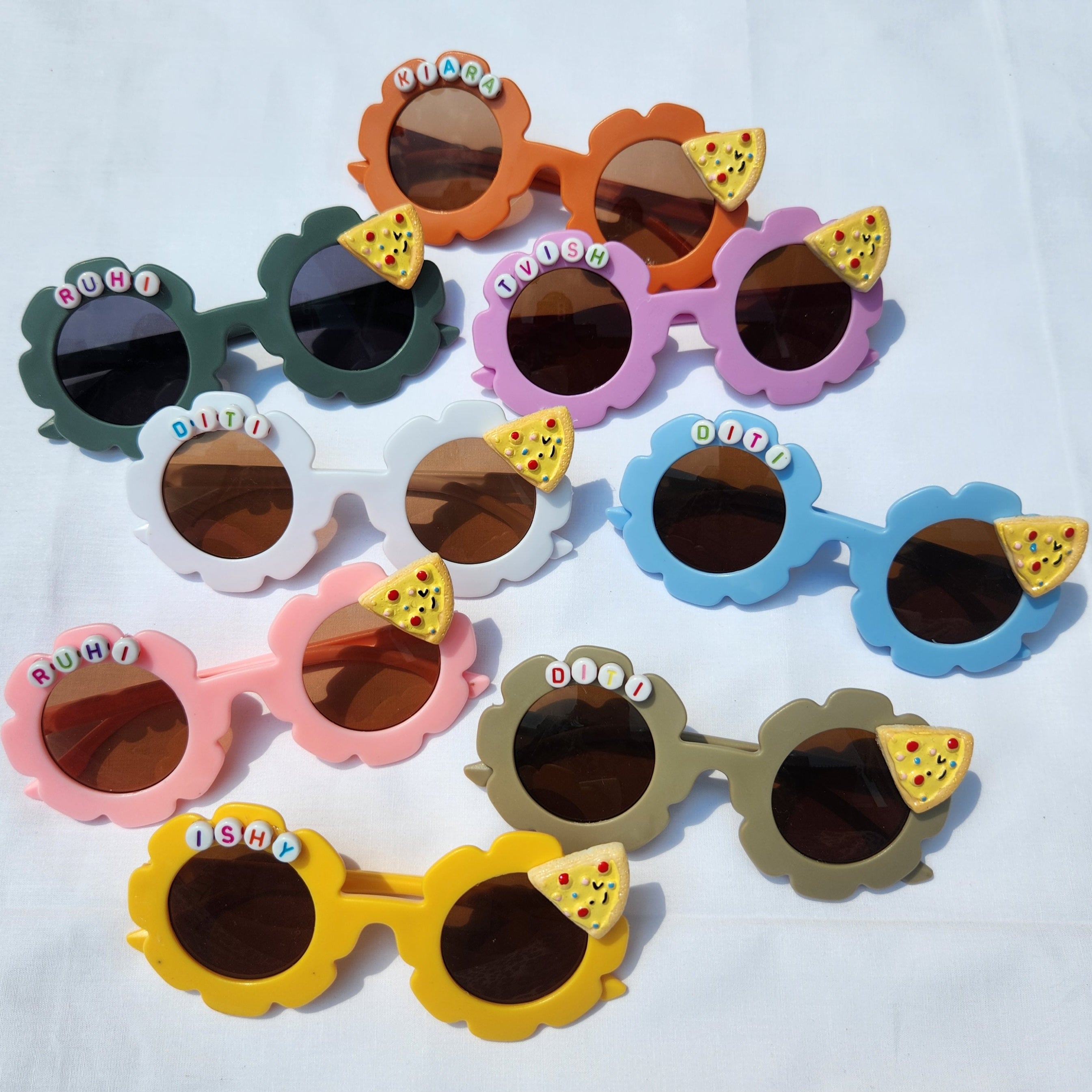 Personalised Name Sunglasses - Pizza