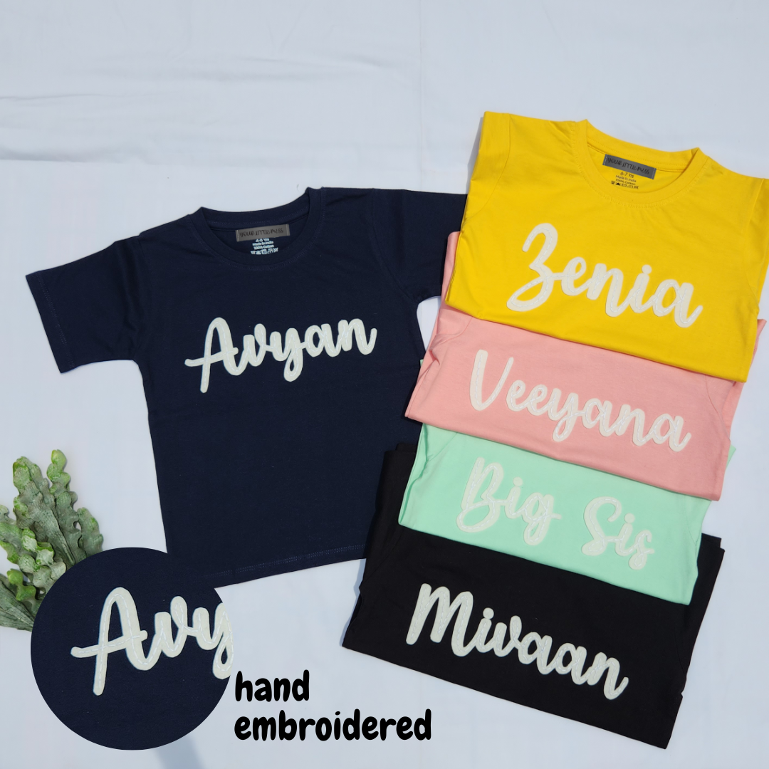 Personalised T-shirt - Navy Blue