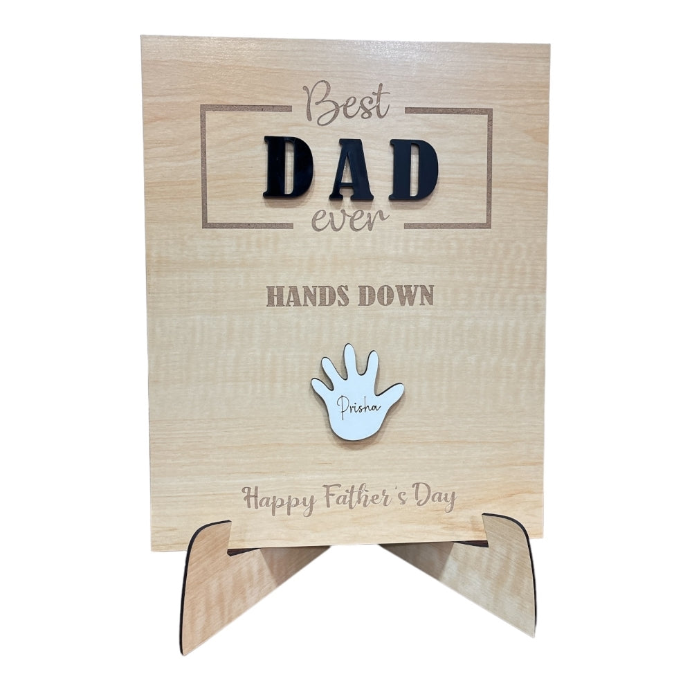 Personalized Wooden Father's Day Frame