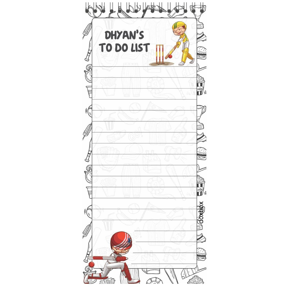 List Pads - Cricket